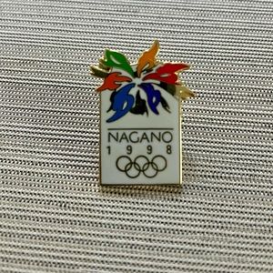 Olympic pin from Nagano 1998 games